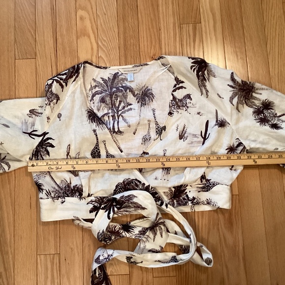 Banana Republic 2 piece set, 100% linen, skirt sz 8, top petite large, WAYFINDER - Picture 12 of 15